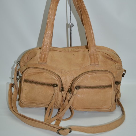 Day & Mood Handbags - Anthropologie Day & Mood Vera Satchel Tan
